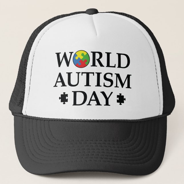 Världsdagen mot autism keps (Framsida)