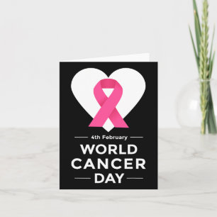 Världsdagen mot cancer - medvetenhet om cancer 4:e kort