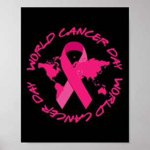 Världsdagen mot cancer poster