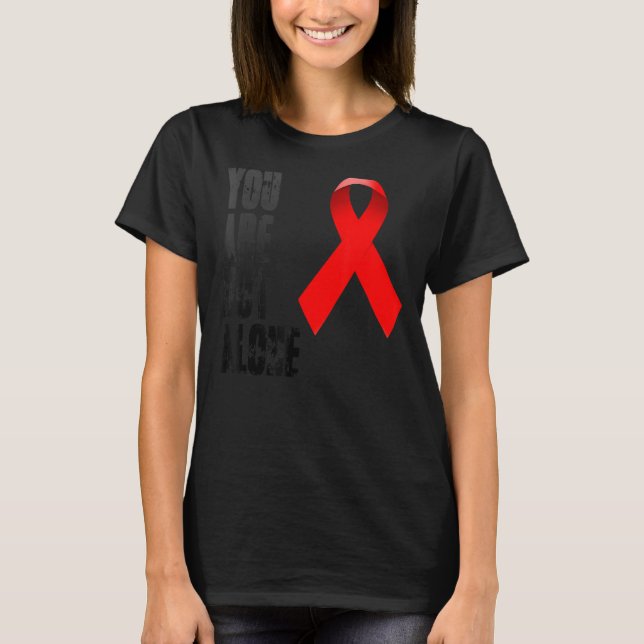 Världsdagen mot hiv/AIDS AIDS T Shirt (Framsida)