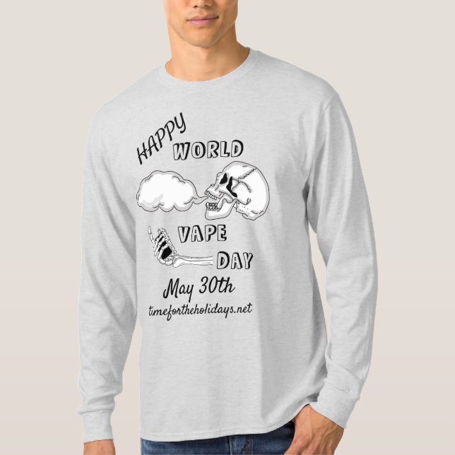 Världsdagen mot lycklig | 30 maj t shirt (Framsida)