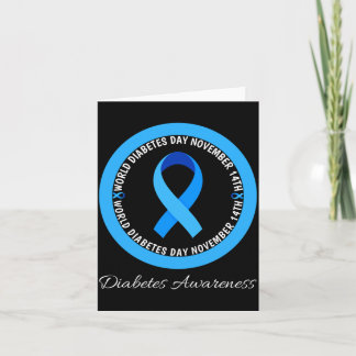 Världsdiabetesdagen 2023 Typ 1 Typ 2 Diabetes Kort
