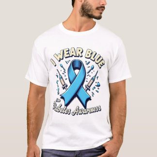 Världsdiabetesdagen - medvetandegörande Shirt T
