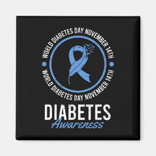 Världsdiabetesdagen November Sjukdomsmedvetenhet I Magnet