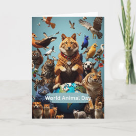 Världsdjurens dag kort