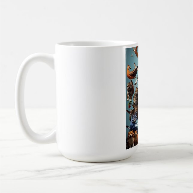 Världsdjursdagen Kaffemugg (Vänster)
