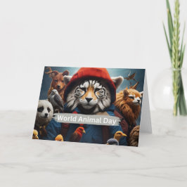 Världsdjursdagen Kort