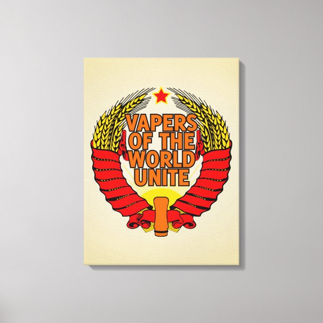 Världseningens tidningar canvastryck (Framsida)