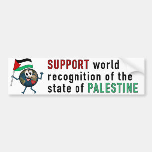 Världserkännande av den palestinska staten bildekal