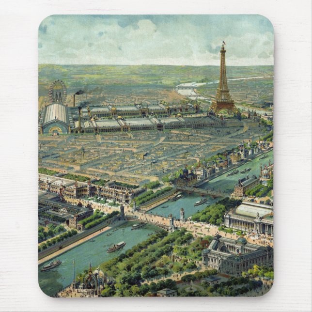 VärldsExpoParis frankriken 1900 Musmatta (Framsidan)