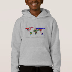 världsflaggad t-shirt
