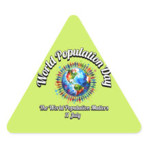 Världsfolkdagen. Världens befolkning är viktig.