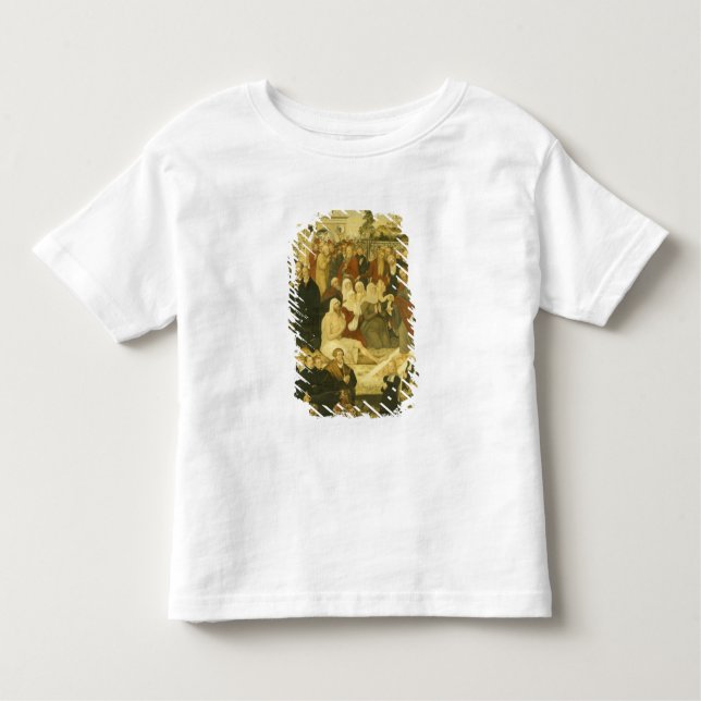 Världsförbättrare grupp på ett mirakel t shirt (Framsida)