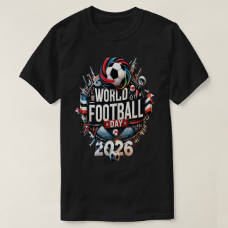 Världsfotbollens dag 2026 t-shirt