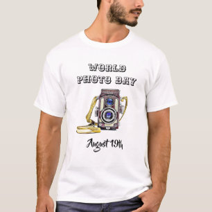 Världsfotodagen 19 augusti t shirt
