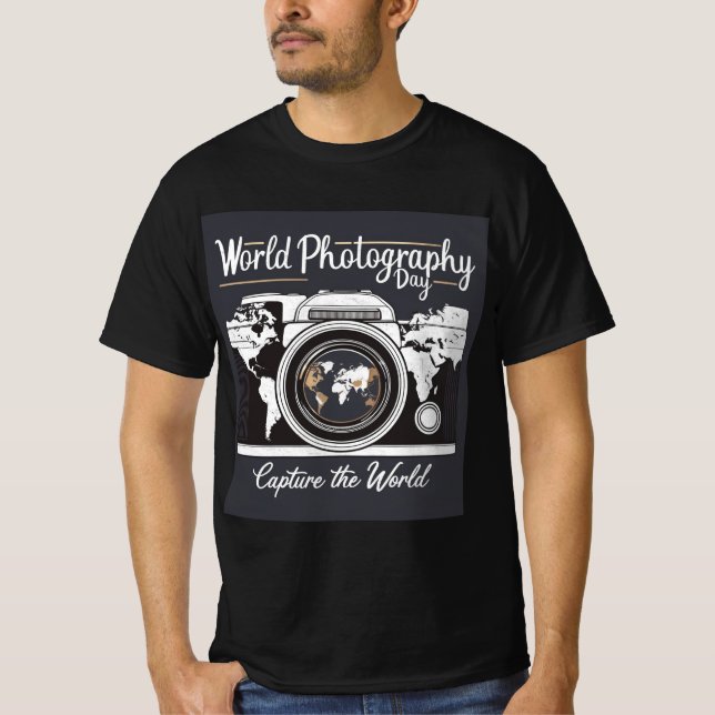 Världsfotodagen T Shirt (Framsida)