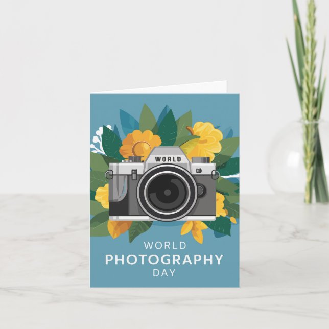 Världsfotografidagen Kort (Framsida)