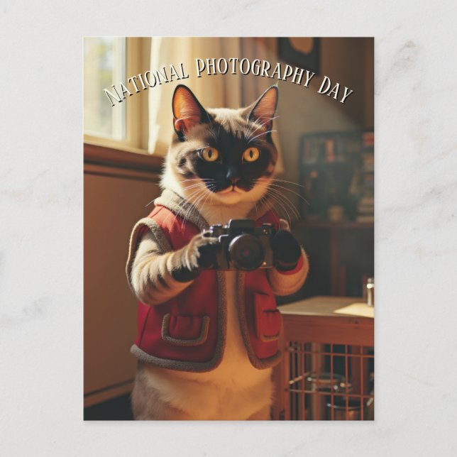 Världsfotografidagen Vykort (Framsida)