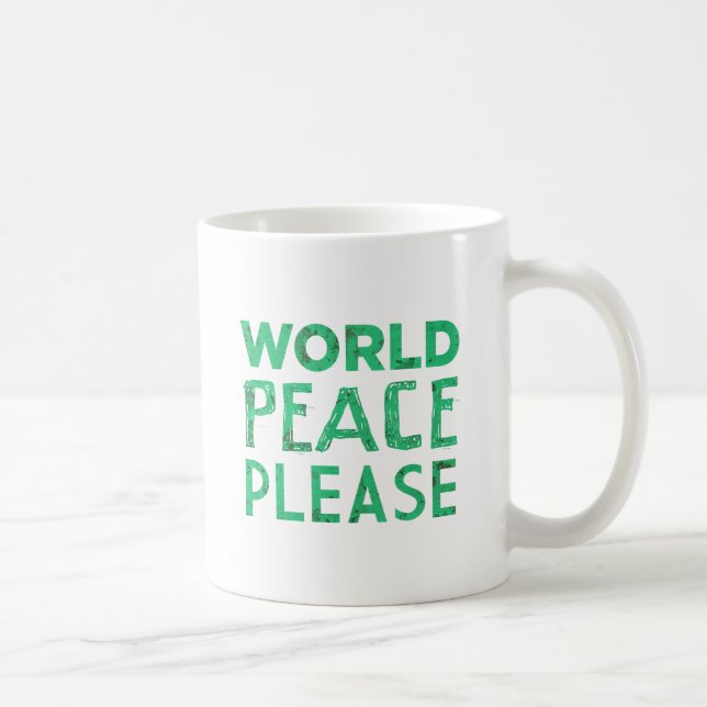 Världsfred behar kaffemugg (Höger)