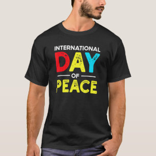 Världsfred Global fred på jorden T Shirt