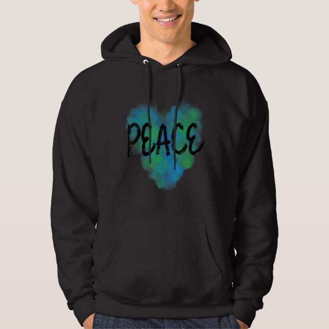 Världsfred Hoodie (Framsida)