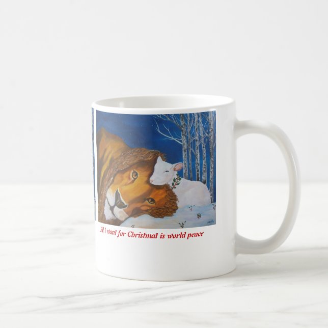 världsfred kaffemugg (Höger)