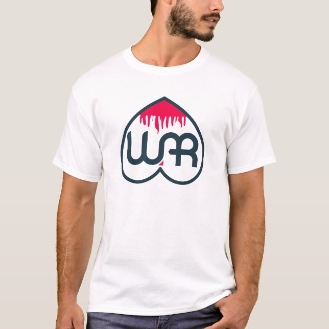Världsfred och älska ditt liv t shirt (Framsida)
