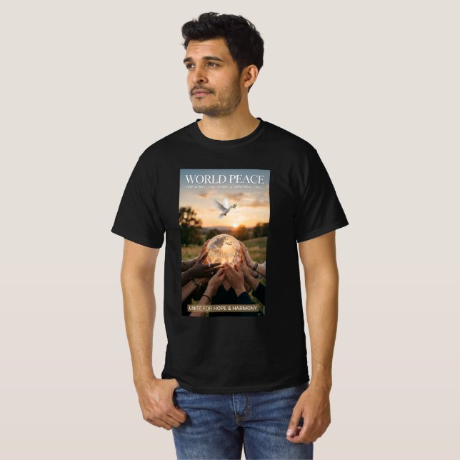 Världsfred T Shirt (Hel framsida)