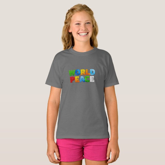 Världsfred T Shirt (Hel framsida)