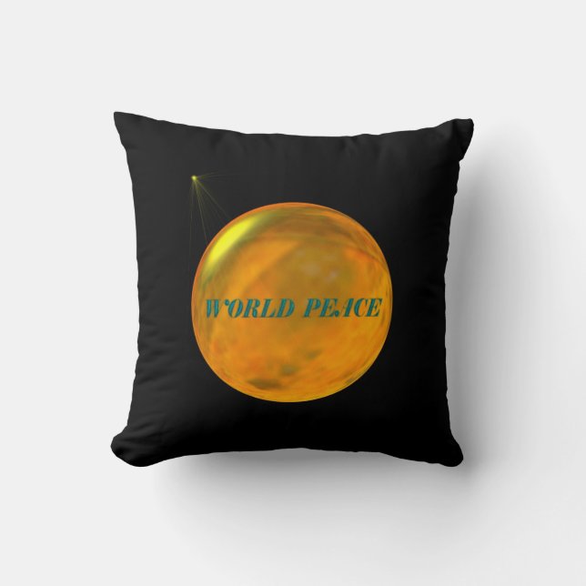Världsfreddekorativ kudde (Framsida)