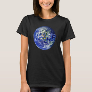Världsfreden på jorden Peace Kärlek Unity Respekt T Shirt