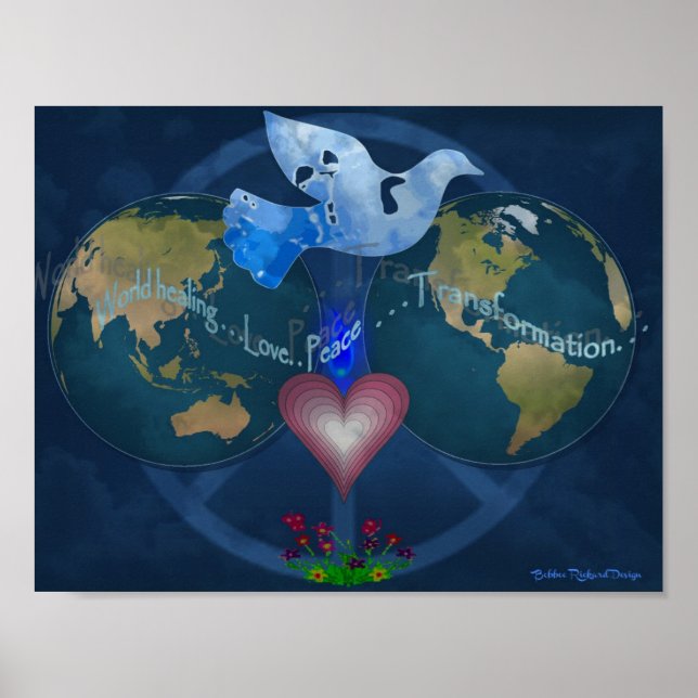 Världsfreden Poster (Framsidan)