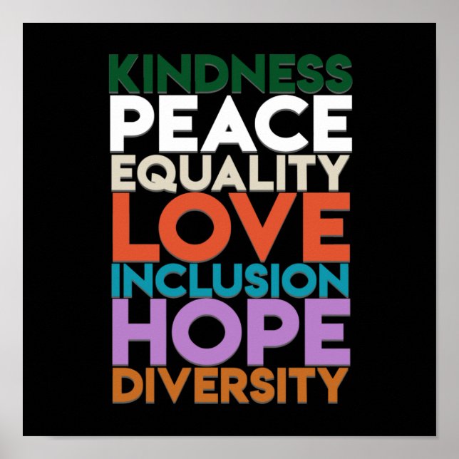 Världsfredsdagen i Älskare Poster (Framsidan)