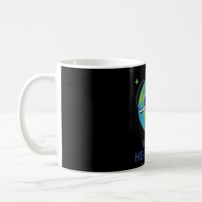 Världshälsodagen Kaffemugg (Vänster)