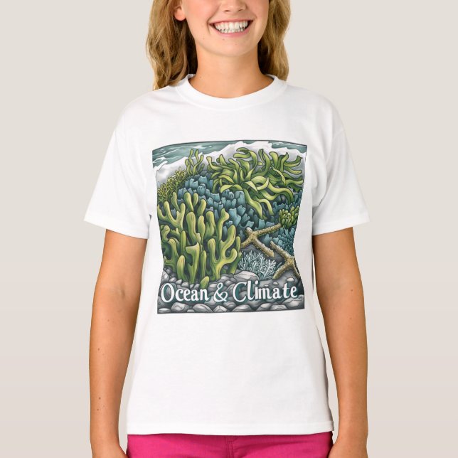 Världshälsodagen - Korallrev och klimat T Shirt (Framsida)