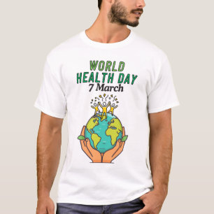 Världshälsodagens PNG-symbol för T-Shirts. T Shirt