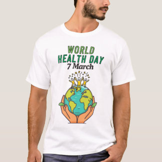 Världshälsodagens PNG-symbol för T-Shirts. T Shirt