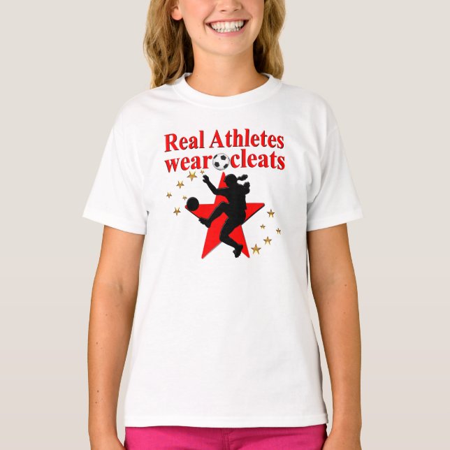 VÄRLDSHAMPION SOCCER PLAYER T-SHIRT (Framsida)