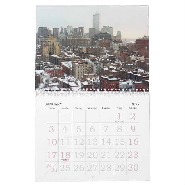 Världshandel centrerar typ kalender (Jan 2027)