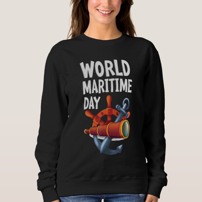 Världshavsdagen IMO T Shirt (Framsida)