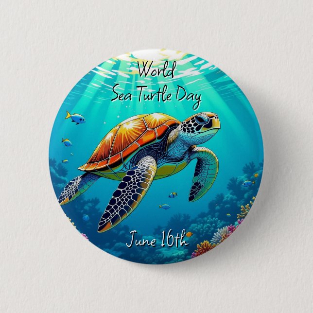 Världshavssköldpaddsdagen är den 16 juni knapp (Framsida)