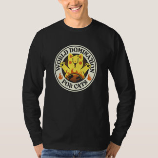 Världsherravälde För Kattunge Roliga Katter Märke T Shirt