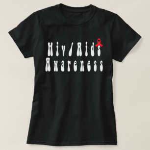 VÄRLDSHJÄLPDAGEN I Aids, decembermedvetandet, hiv- T Shirt