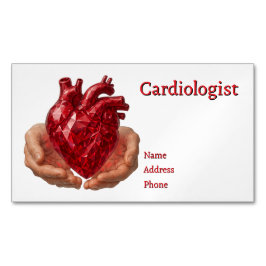 Världshjärtdagen Magnetiska Visitkort