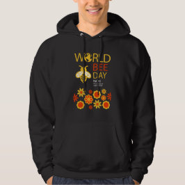 Världshonungsdagen den 20 maj hoodie