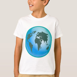 Världsjordklot T Shirt