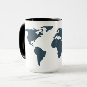 Världskaraktär Geografiskt Globe Äventyr Mugg