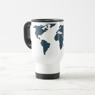 Världskaraktär Geografiskt Globe Äventyr Resemugg