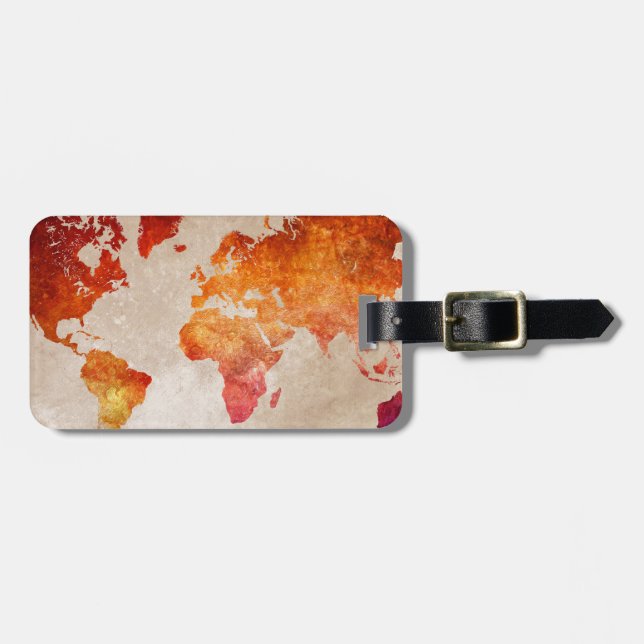 världskarta 13 bagagebricka (Horisontell Framsida)