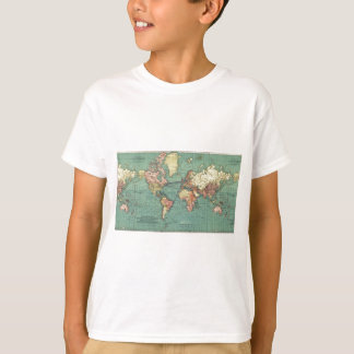 Världskarta 1919 tee shirt